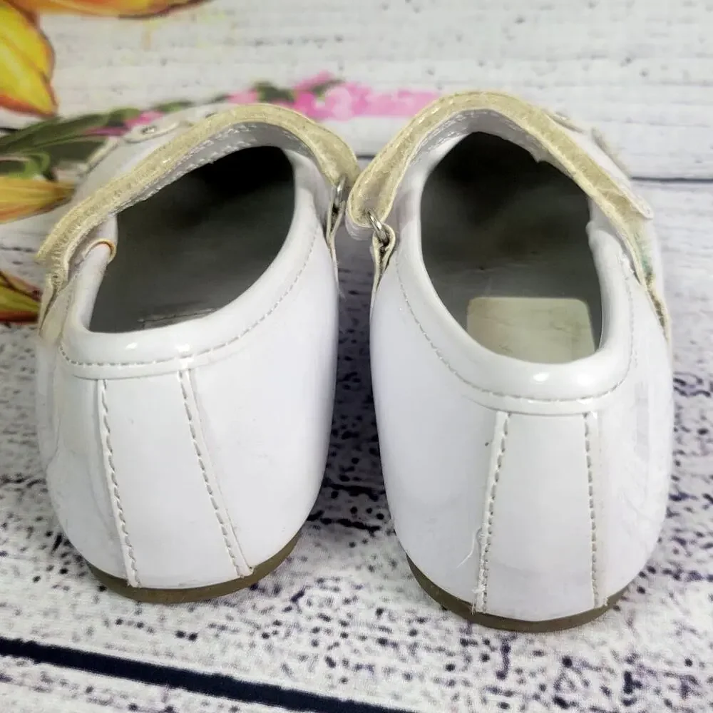 Rachel Shoes Toddler Girl's‎ White Dress Shoes Size 7M